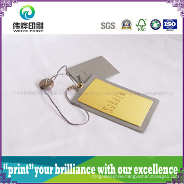 Hot Stamping Paper Printing Hang Tag